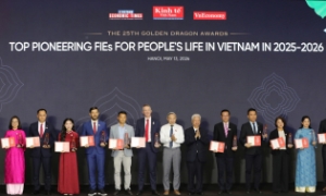 Chương trình Rồng Vàng 2026: Thúc đẩy kiến tạo, củng cố cộng đồng doanh nghiệp FDI hoạt động hiệu quả và ngày càng lớn mạnh tại Việt Nam