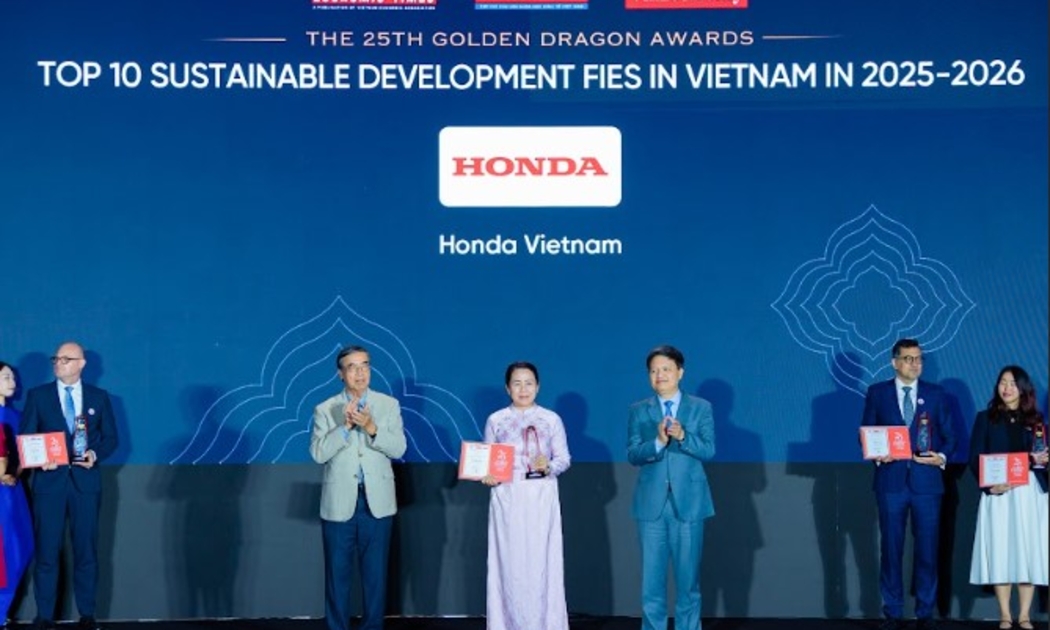 Honda Việt Nam vinh dự nhận danh hiệu Rồng Vàng năm 2026