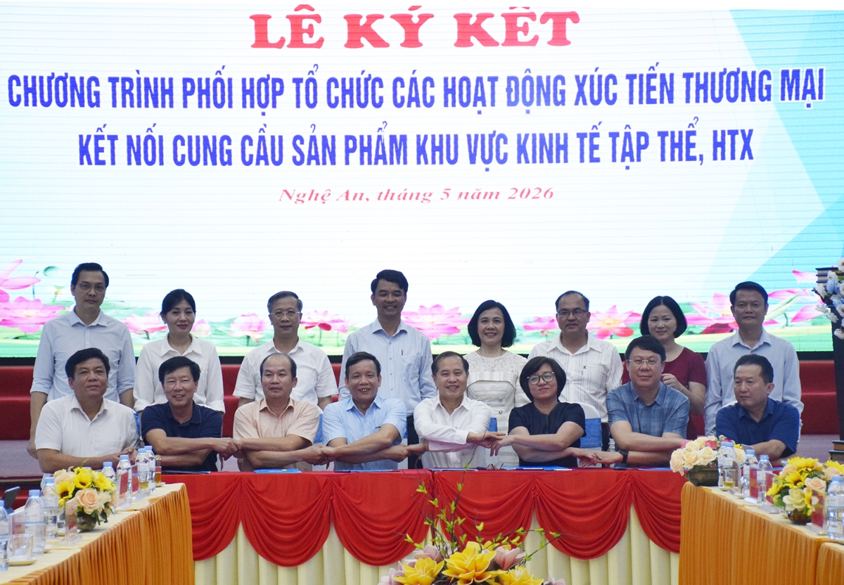 Tại hội nghị, Liên minh Hợp tác xã các tỉnh, thành phố đã ký kết biên bản ghi nhớ hợp tác; đồng thời các hợp tác xã, doanh nghiệp cũng thực hiện ký kết hợp đồng nguyên tắc, thỏa thuận liên kết tiêu thụ và phát triển thị trường sản phẩm.