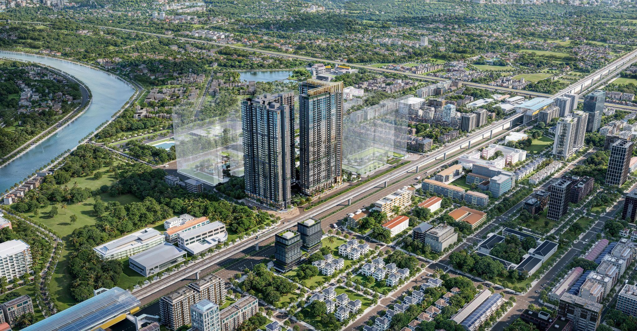 Dự án sở hữu vị trí tâm điểm cùng khả năng kết nối vượt trội nhờ kề cận tuyến Metro.