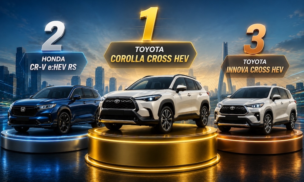 Top 10 xe Hybrid tháng 4: Cuộc bứt phá của những mẫu xe tiết kiệm