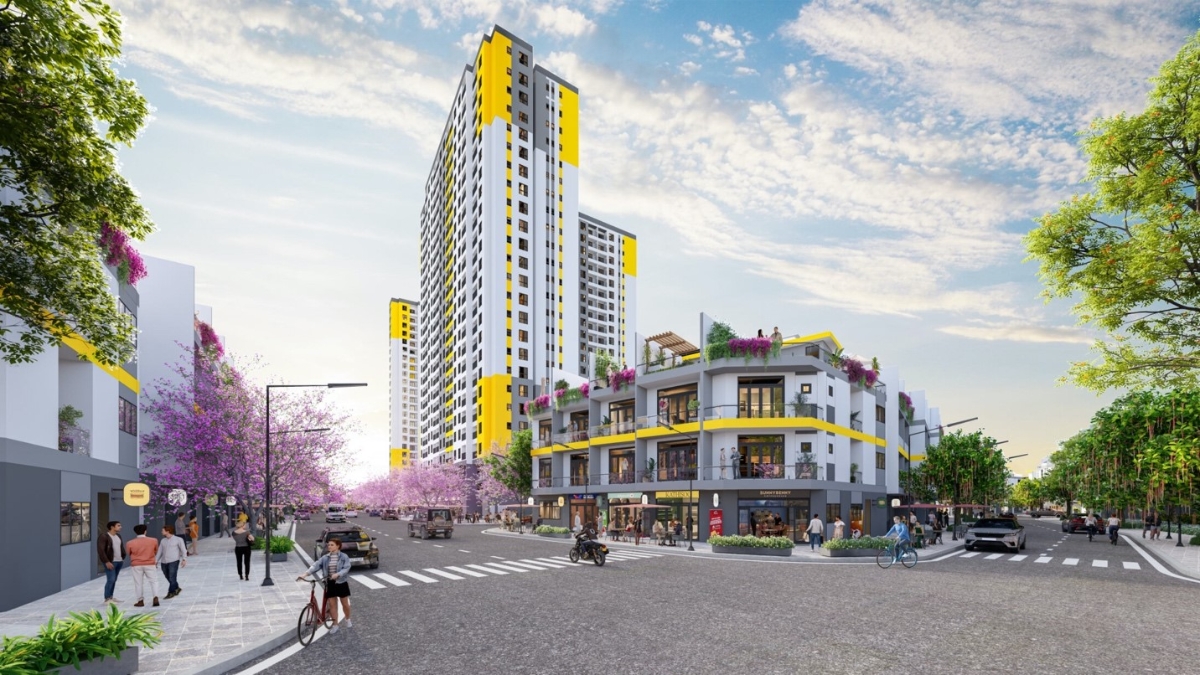 Vị trí Bcons City Life kết nối nhanh chóng đến các tuyến đường liên vùng. Ảnh: phối cảnh dự án.