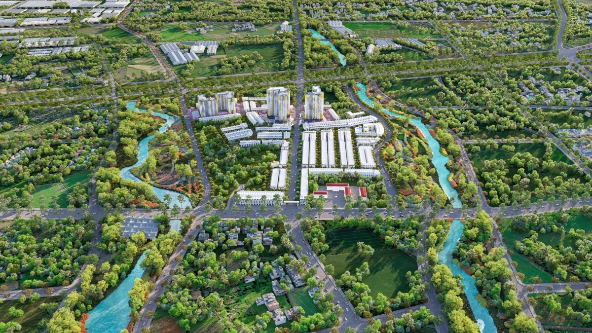 Bcons City Life đem đến nguồn cung nhà phố mức giá vừa túi tiền ngay thủ phủ công nghiệp mới của TP.HCM. Ảnh: Phối cảnh dự án.