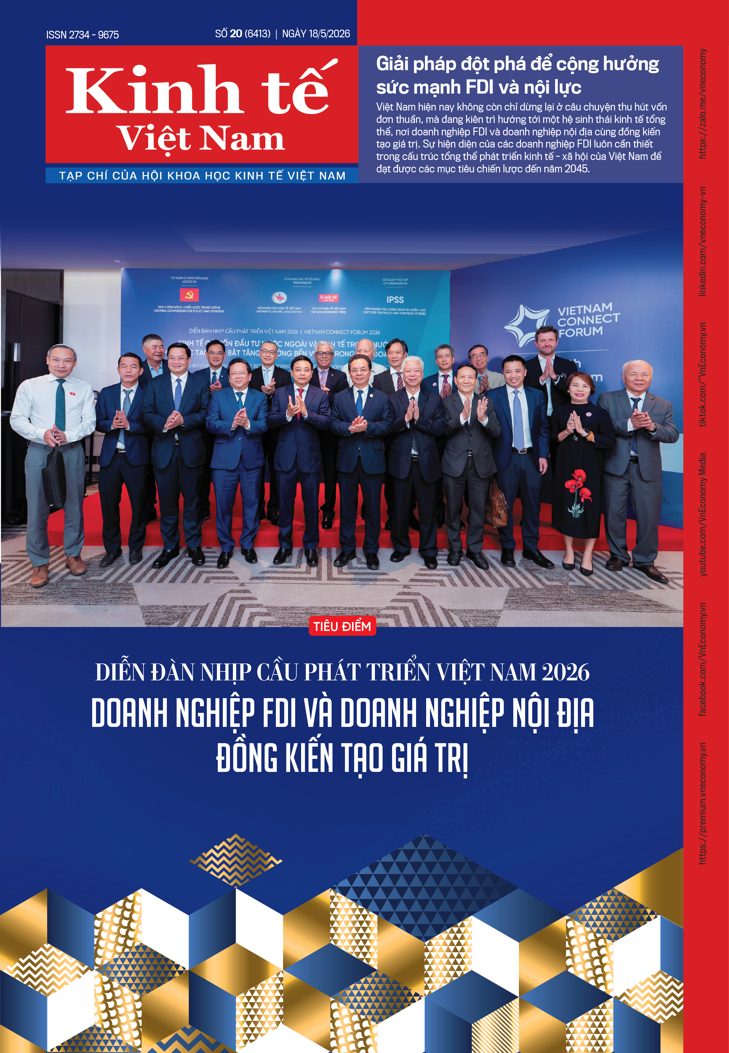 Tạp chí Kinh tế Việt Nam số 20-2026