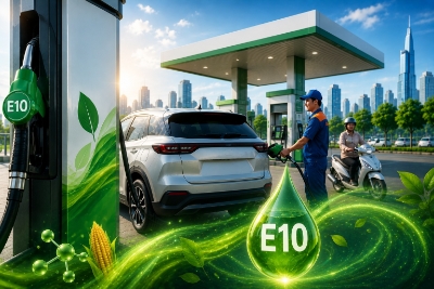 Infographic: 90% phương tiện tương thích và những thông tin chủ xe cần biết về xăng E10