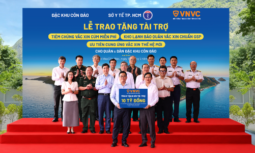 VNVC tặng Gói tài trợ y tế hơn 10 tỷ đồng cho Đặc khu Côn Đảo