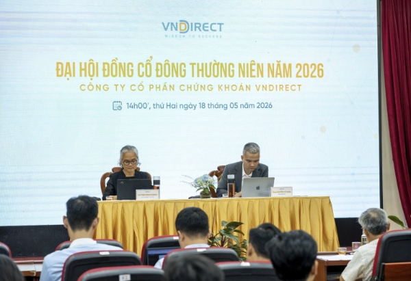 Công ty Cổ phần Chứng khoán VNDIRECT (mã chứng khoán: VND) tổ chức thành công Đại hội đồng cổ đông thường niên năm 2026. 