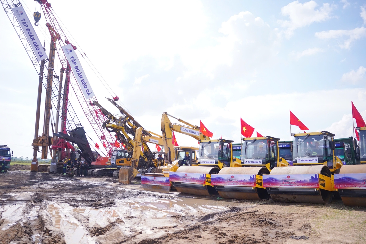 Máy móc, thiết bị được huy động để thực hiện dự án
