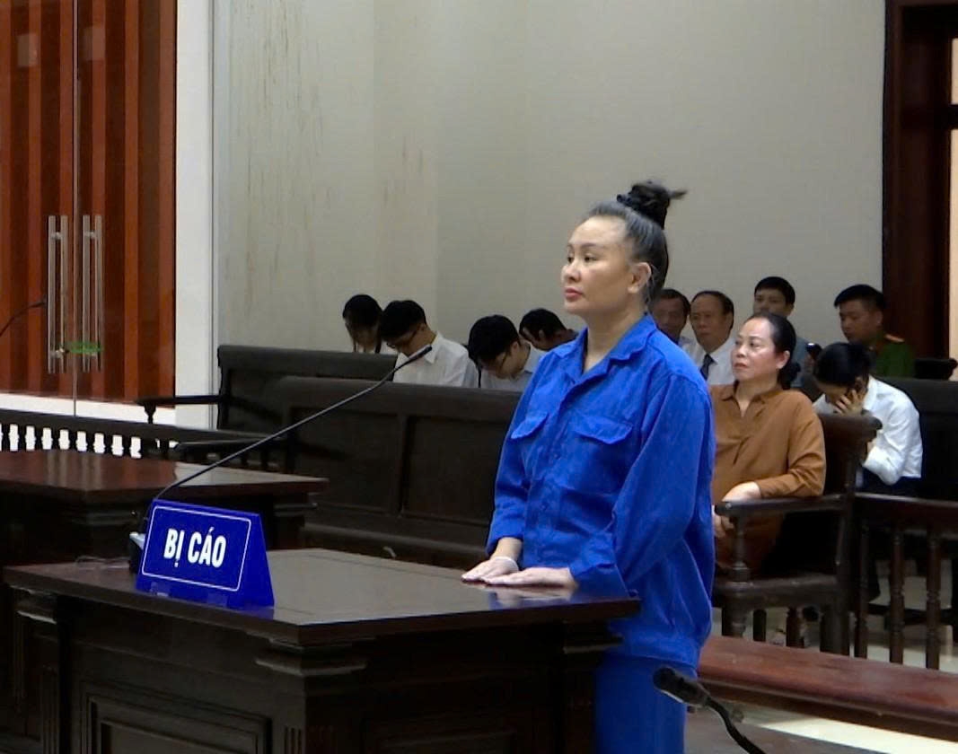 Bị cáo tại phiên tòa phúc thẩm.