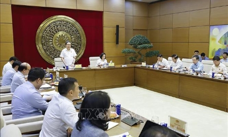 Quang cảnh phiên tòa. Ảnh: TTXVN.