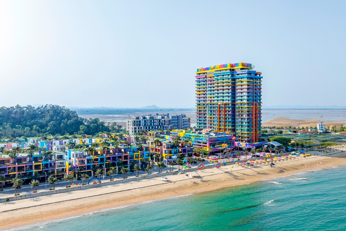 Flamingo Ibiza Hải Tiến thu hút du khách 4 mùa với hệ tiện ích all-in-one. (Ảnh: Flamingo).