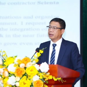 Thứ trưởng Bộ KH&CN Lê Xuân Định cho biết, an toàn bức xạ và hạt nhân luôn là ưu tiên hàng đầu của Chính phủ Việt Nam trong quá trình phát triển và ứng dụng năng lượng nguyên tử vì mục đích hòa bình - Ảnh: MST.