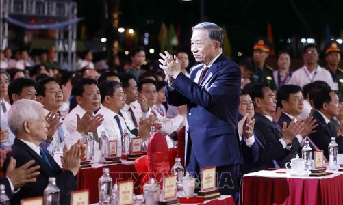 Tổng Bí thư, Chủ tịch nước Tô Lâm dự lễ công bố thành lập thành phố Đồng Nai