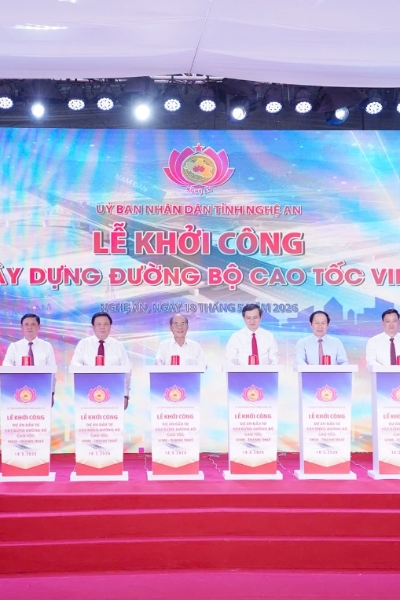 Construction begins on strategic Vinh–Thanh Thuy expressway in central Vietnam