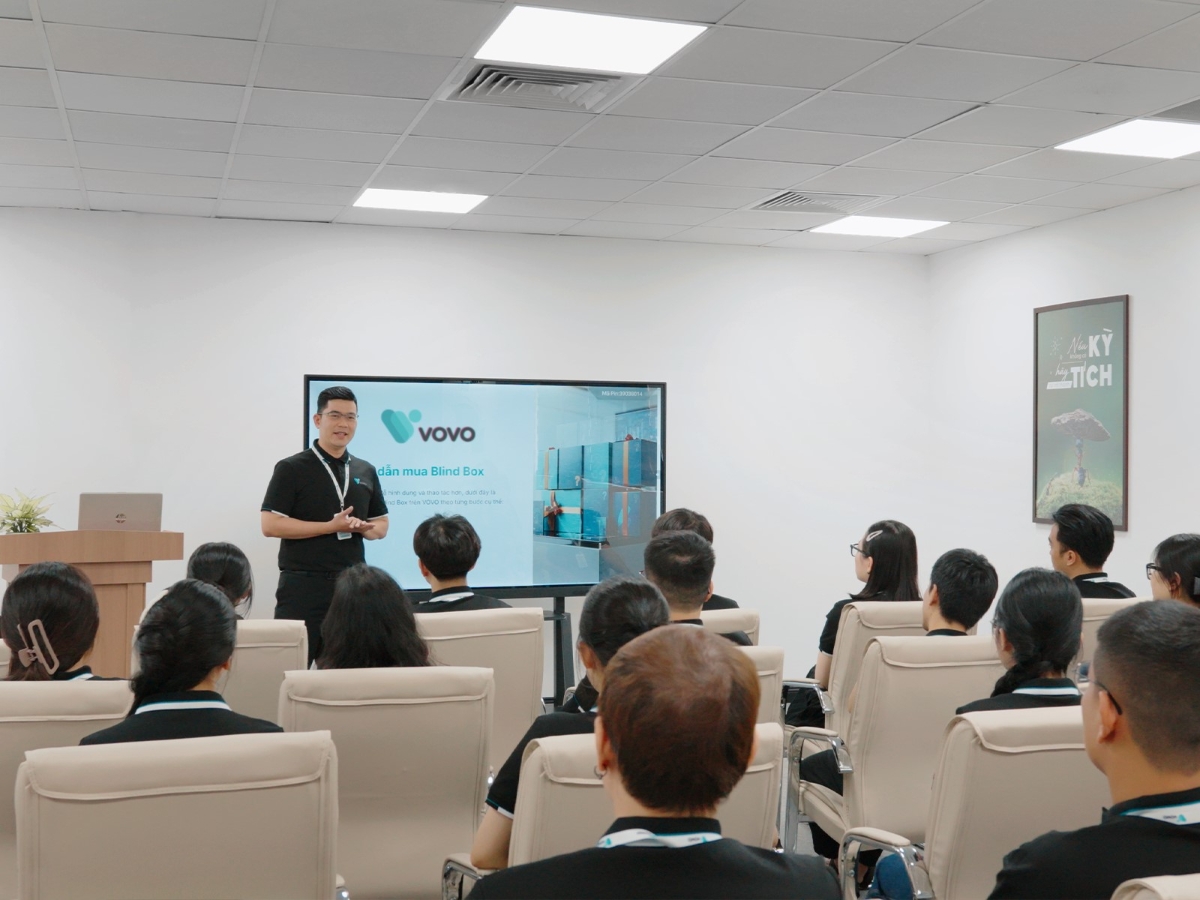 Đội ngũ nhân viên VOVO thương mại điện tử. Ảnh: VOVO.