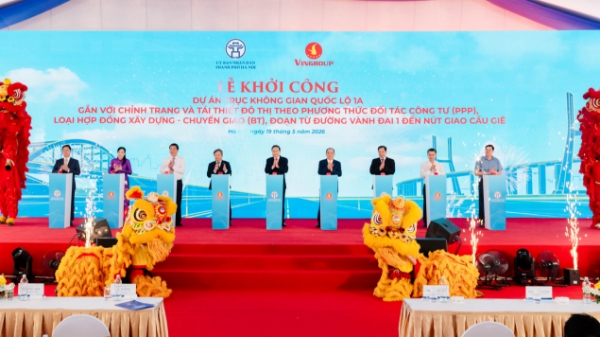 Hà Nội : Khởi công dự án gần 162.000 tỷ đồng nâng cấp trục Quốc lộ 1A