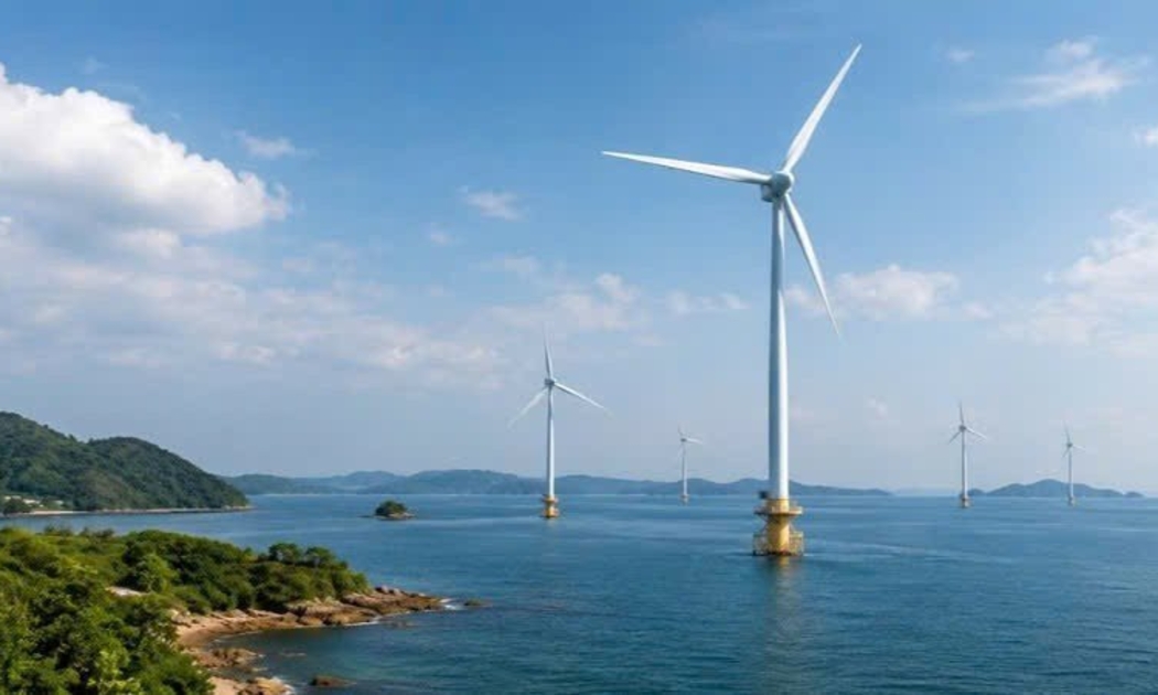 Dự án điện gió trên biển đầu tiên trên địa bàn tỉnh Quảng Ninh có công suất thiết kế 50MW, được triển khai tại đặc khu Cô Tô, với tổng vốn đầu tư trên 2.364 tỷ đồng. Ảnh minh họa