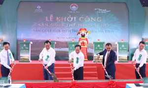 Hà Tĩnh khởi công sân golf Silk Path gần 1.800 tỷ đồng
