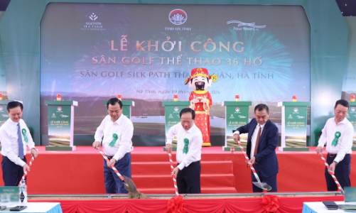 Hà Tĩnh khởi công sân golf Silk Path gần 1.800 tỷ đồng