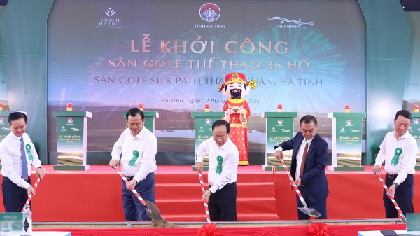 Hà Tĩnh khởi công sân golf Silk Path gần 1.800 tỷ đồng