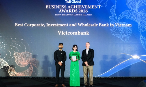 Vietcombank khẳng định vị thế dẫn đầu với 7 giải thưởng quan trọng tại The Asian Banker Summit 2026