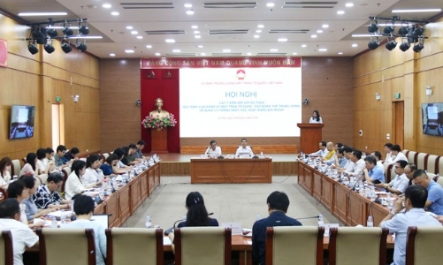 Mặt trận Tổ quốc Việt Nam: Tiếp tục hoàn thiện quản lý thống nhất các hoạt động đối ngoại