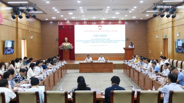 Mặt trận Tổ quốc Việt Nam: Tiếp tục hoàn thiện quản lý thống nhất các hoạt động đối ngoại