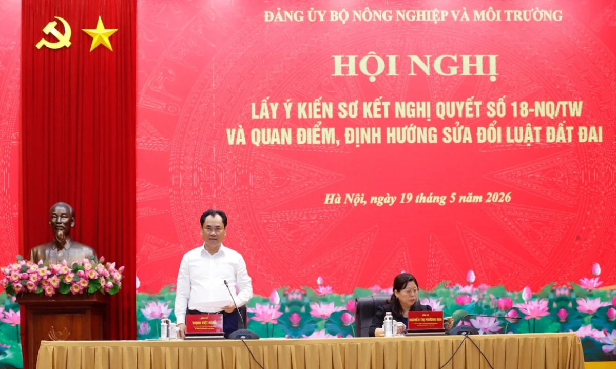Bộ trưởng Trịnh Việt Hùng chủ trì hội nghị
