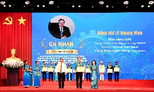 Tổng giám đốc Vietcombank vinh dự là cá nhân duy nhất ngành Ngân hàng được khen thưởng