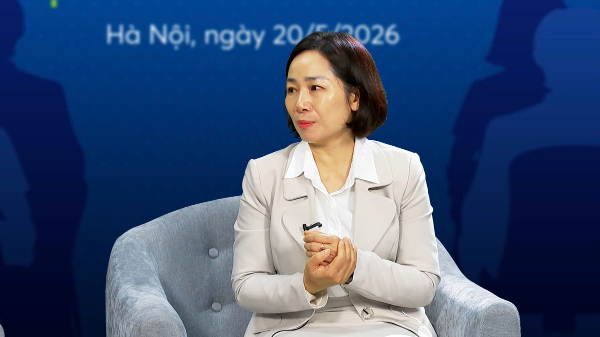 Bà Vũ Thị Thanh Liễu, Phó Giám đốc Trung tâm Dịch vụ việc làm Hà Nội (Sở Nội vụ Hà Nội). Ảnh: Việt Tuấn.