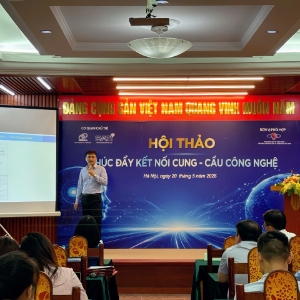 Ông Nguyễn Văn Thành, Giám đốc Trung tâm Thúc đẩy Phát triển Thị trường Khoa học và Công nghệ (Cục Đổi mới sáng tạo - Bộ Khoa học và Công nghệ).