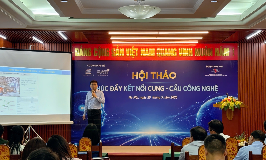 Ông Nguyễn Văn Thành, Giám đốc Trung tâm Thúc đẩy Phát triển Thị trường Khoa học và Công nghệ (Cục Đổi mới sáng tạo - Bộ Khoa học và Công nghệ).