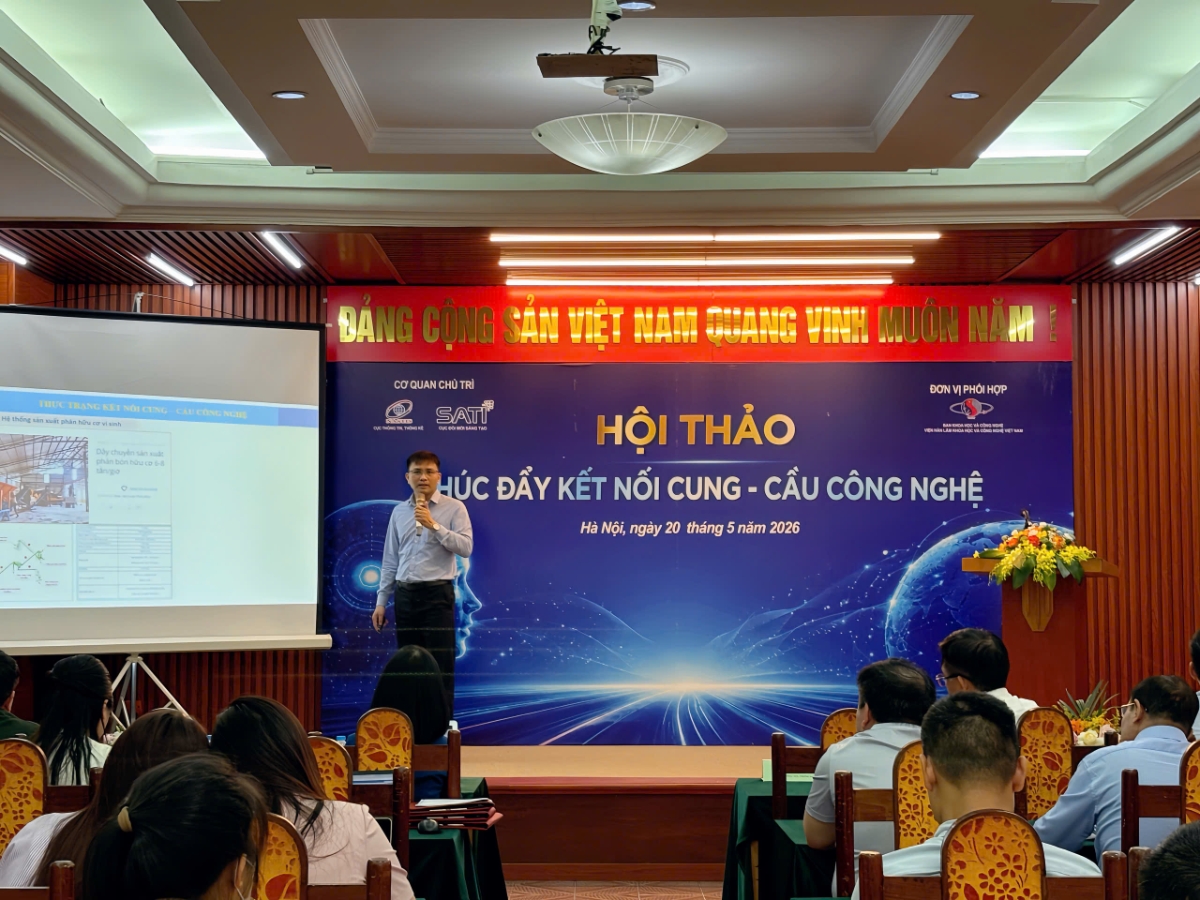Ông Nguyễn Văn Thành, Giám đốc Trung tâm Thúc đẩy Phát triển Thị trường Khoa học và Công nghệ (Cục Đổi mới sáng tạo - Bộ Khoa học và Công nghệ). 