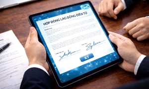 Doanh nghiệp dùng VNeID ký hợp đồng lao động điện tử từ 1/7/2026