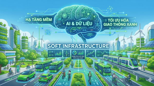 AI và dữ liệu được xem là “hạ tầng mềm” cho giao thông xanh