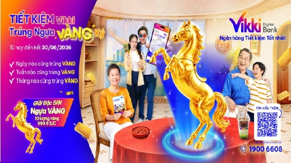 “Tiết kiệm Vikki - Trúng ngựa vàng ký”: Hàng trăm chỉ vàng đã tìm thấy chủ nhân