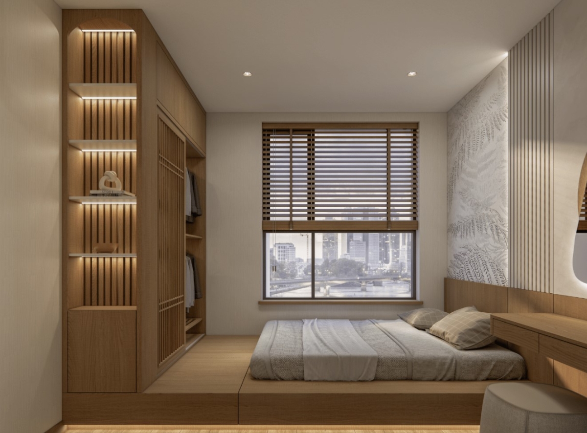 Căn hộ 2 phòng ngủ 2 nhà vệ sinh diện tích ~55 m², được thiết kế tối ưu công năng và có tổng giá dự kiến dưới 3 tỷ đồng. Nguồn: Tập đoàn BCONS.
