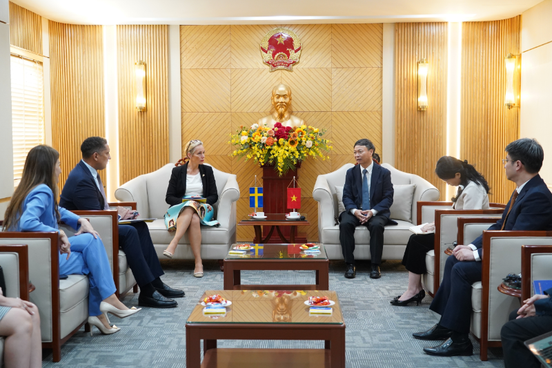 Vietnam and Sweden promote partnership in innovation and digital transformation