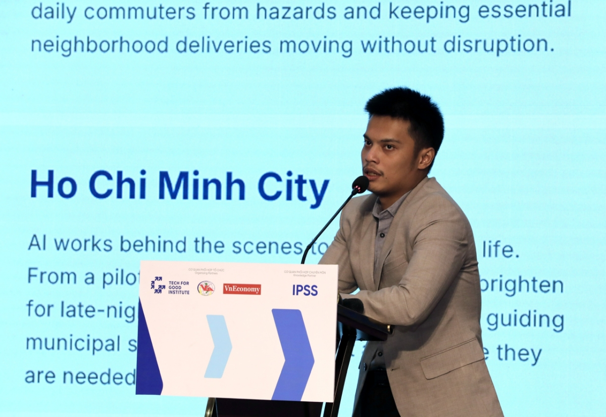 Ông Erlanggasakti Putra, Chuyên viên phân tích chương trình của TFGI -&nbsp;Ảnh: Việt Dũng. 