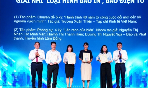 Trao giải báo chí khu vực Tây Nguyên và Duyên hải miền Trung