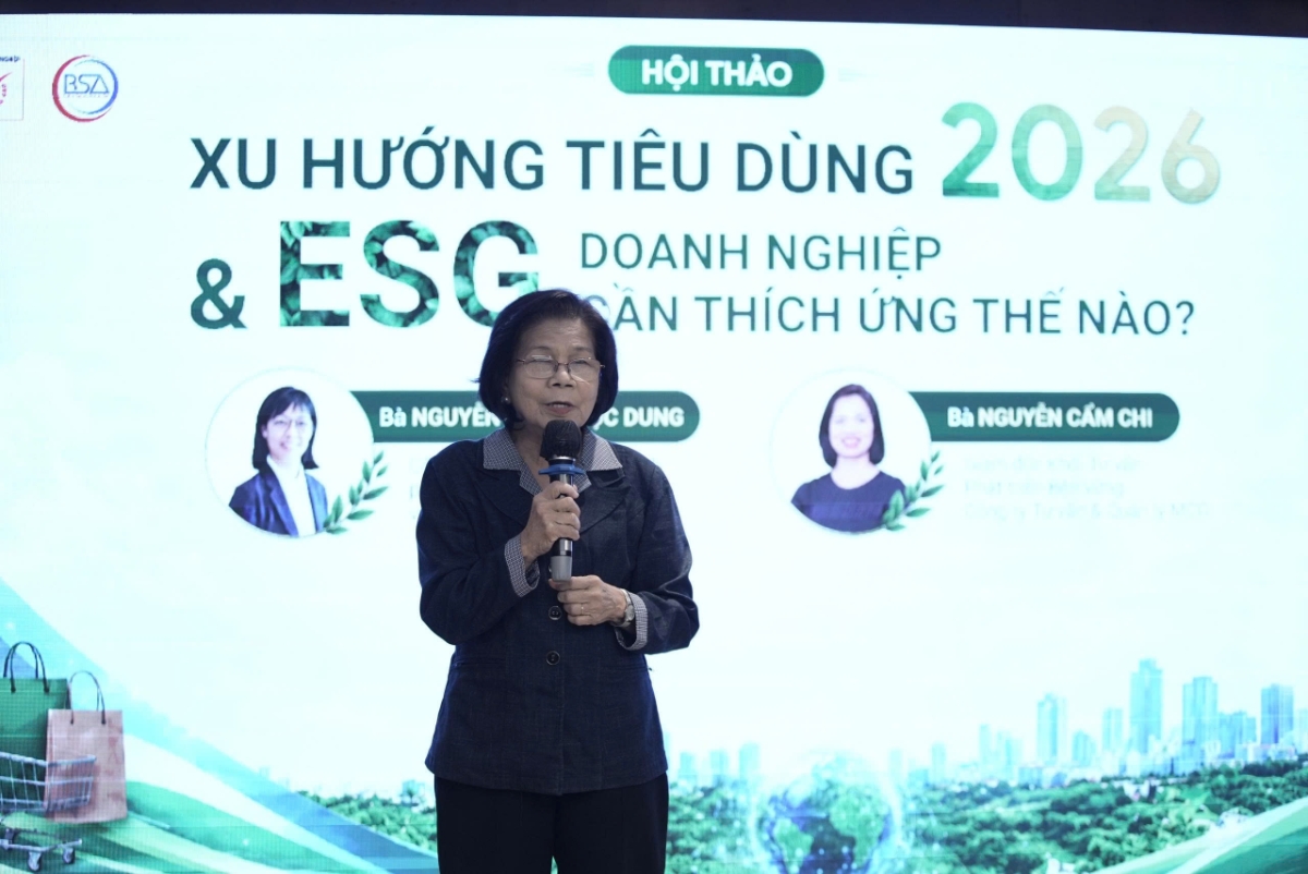 Bà Vũ Kim Hạnh, Chủ tịch Hiệp hội Doanh nghiệp Hàng Việt Nam chất lượng cao