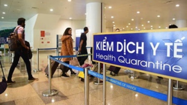 Health declaration notice for Vietnam-bound travellers