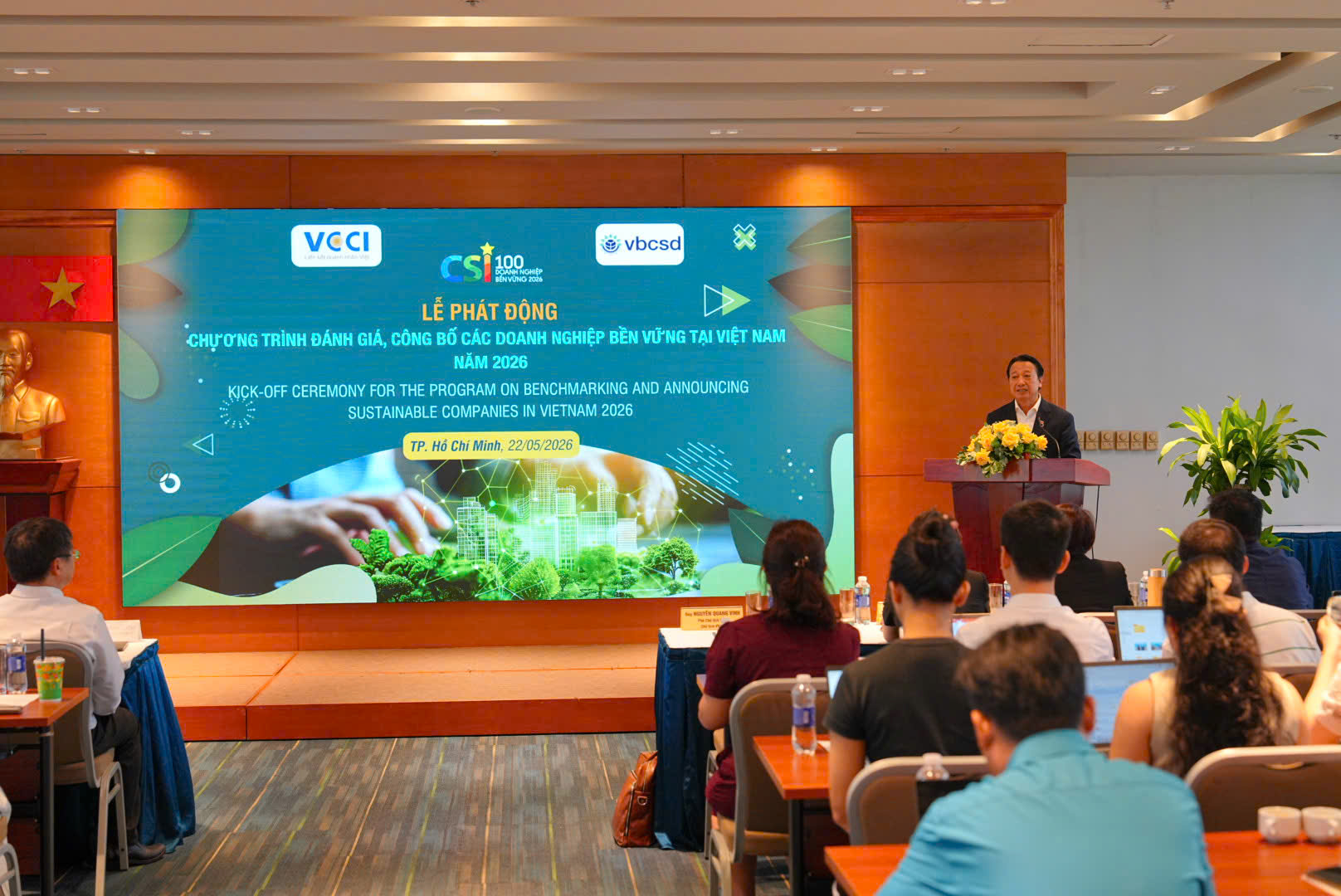 Ông Nguyễn Quang Vinh, Phó Chủ tịch VCCI, Chủ tịch VBCSD: 