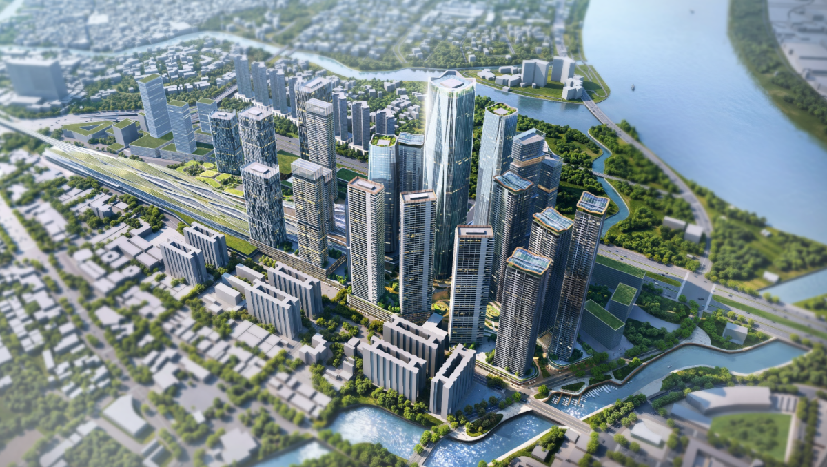 Mô hình đô thị TOD 5.0 do Sơn Kim Land đề xuất phát triển tại khu vực ga Thủ Thiêm.