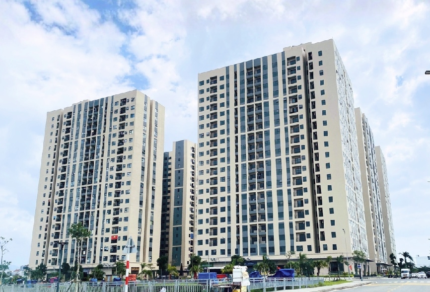 Khu nhà ở xã hội tại phường Hòa Khánh, giải quyết an cư cho hàng trăm hộ gia đình chính sách và công nhân lao động ở các khu công nghiệp trên địa bàn.