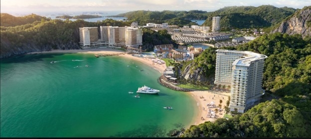 Catbarina Bay mở ra diện mạo mới cho phân khúc bất động sản đa chức năng hạng sang tại Cát Bà. Ảnh dự án.