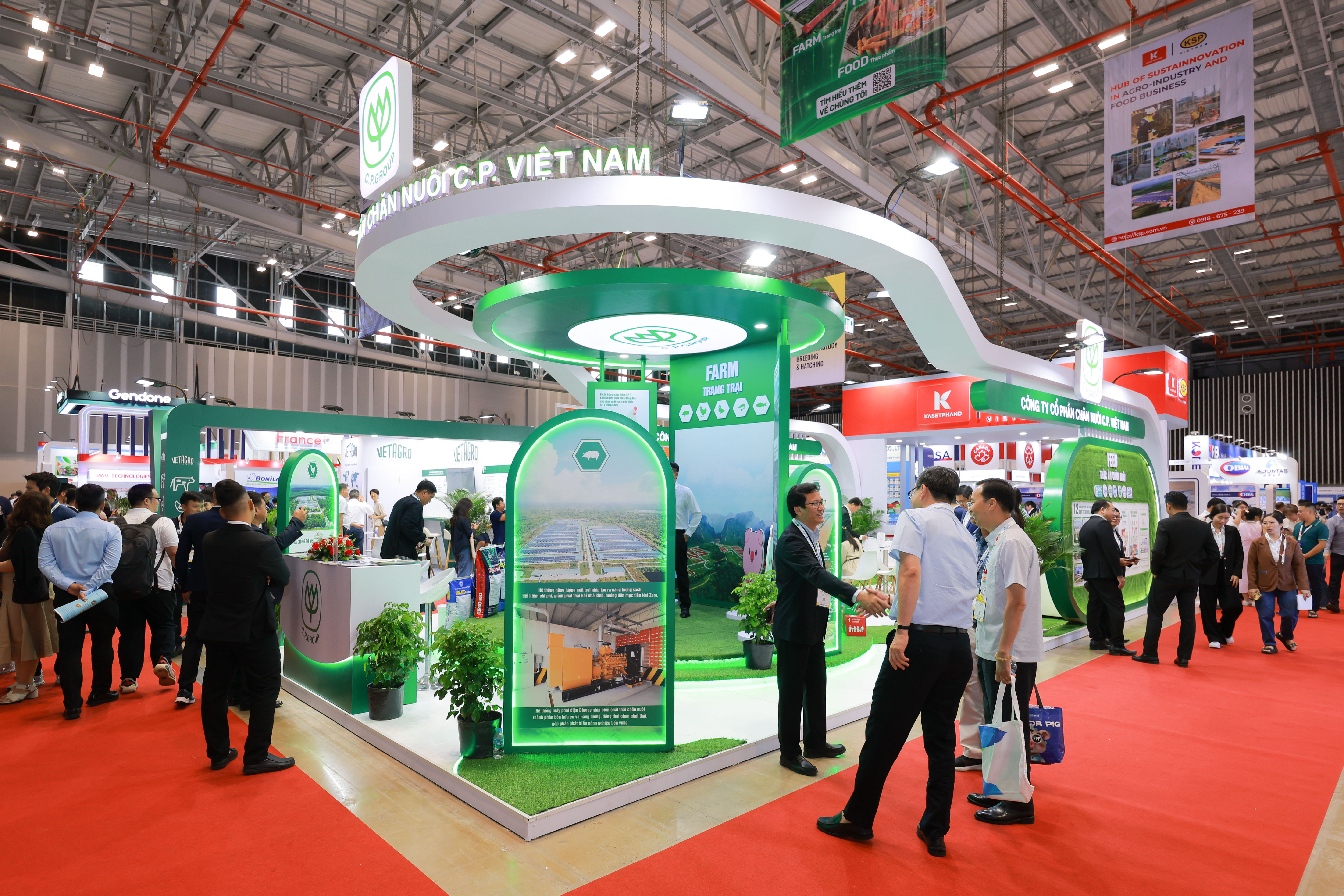 Không gian trưng bày của C.P. Việt Nam tại Triển lãm ILDEX Vietnam 2026. Ảnh: C.P.