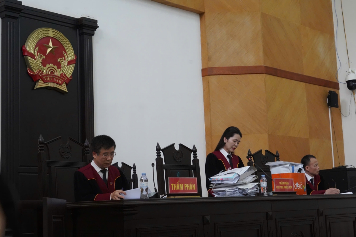 Hội đồng xét xử cấp phúc thẩm. Ảnh: CTV.