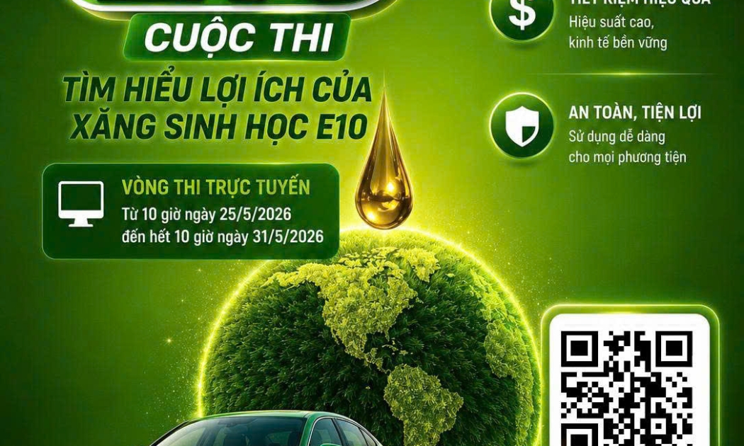 Cuộc thi nhằm nâng cao nhận thức cộng đồng về nhiên liệu sinh học, thúc đẩy xu hướng tiêu dùng xanh.