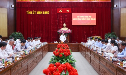 Thủ tướng Lê Minh Hưng: Vĩnh Long phải đổi mới mạnh mẽ mô hình tăng trưởng